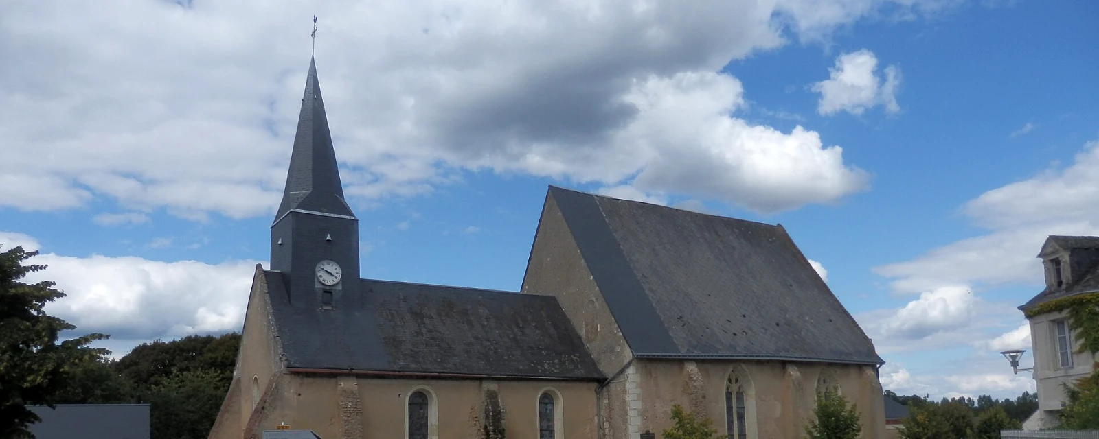 Vue de Saint-Pierre-du-Lorouër, Sarthe