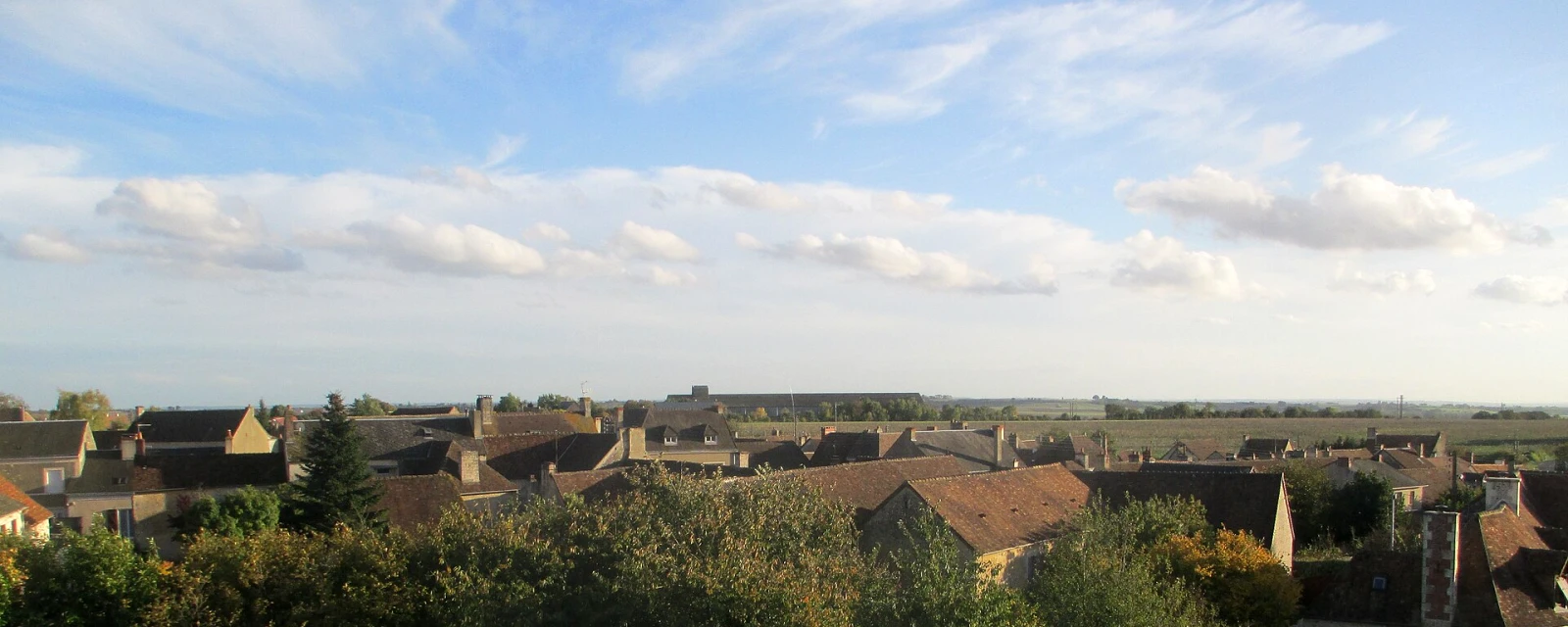 Vue de Saint-Rémy-du-Val, Sarthe
