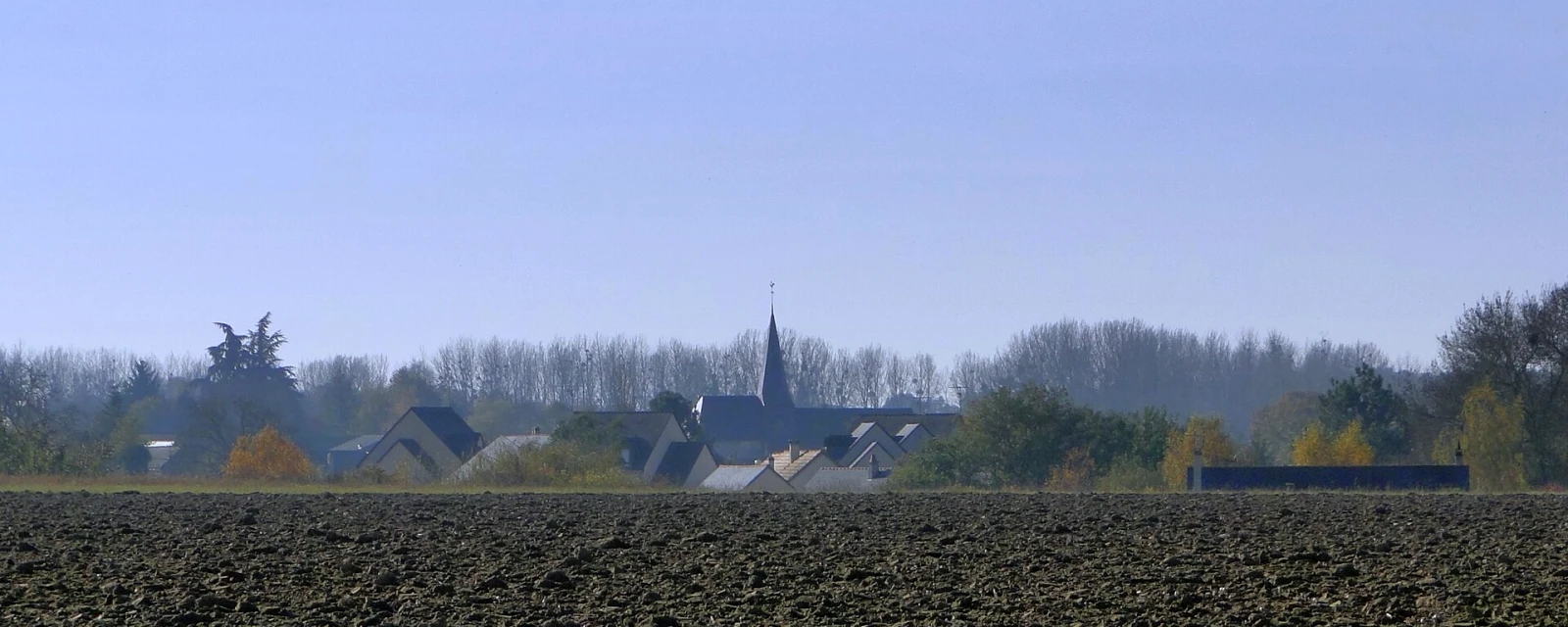 Vue de Savigné-sous-le-Lude, Sarthe