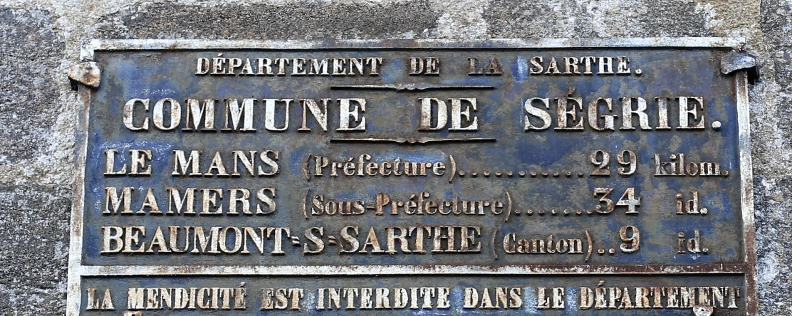 Vue de Ségrie, Sarthe