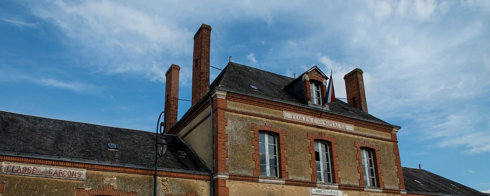 Vue de Semur-en-Vallon, Sarthe