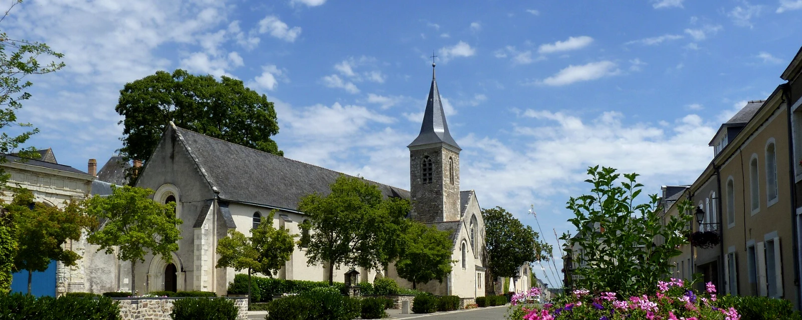 Vue de Solesmes, Sarthe
