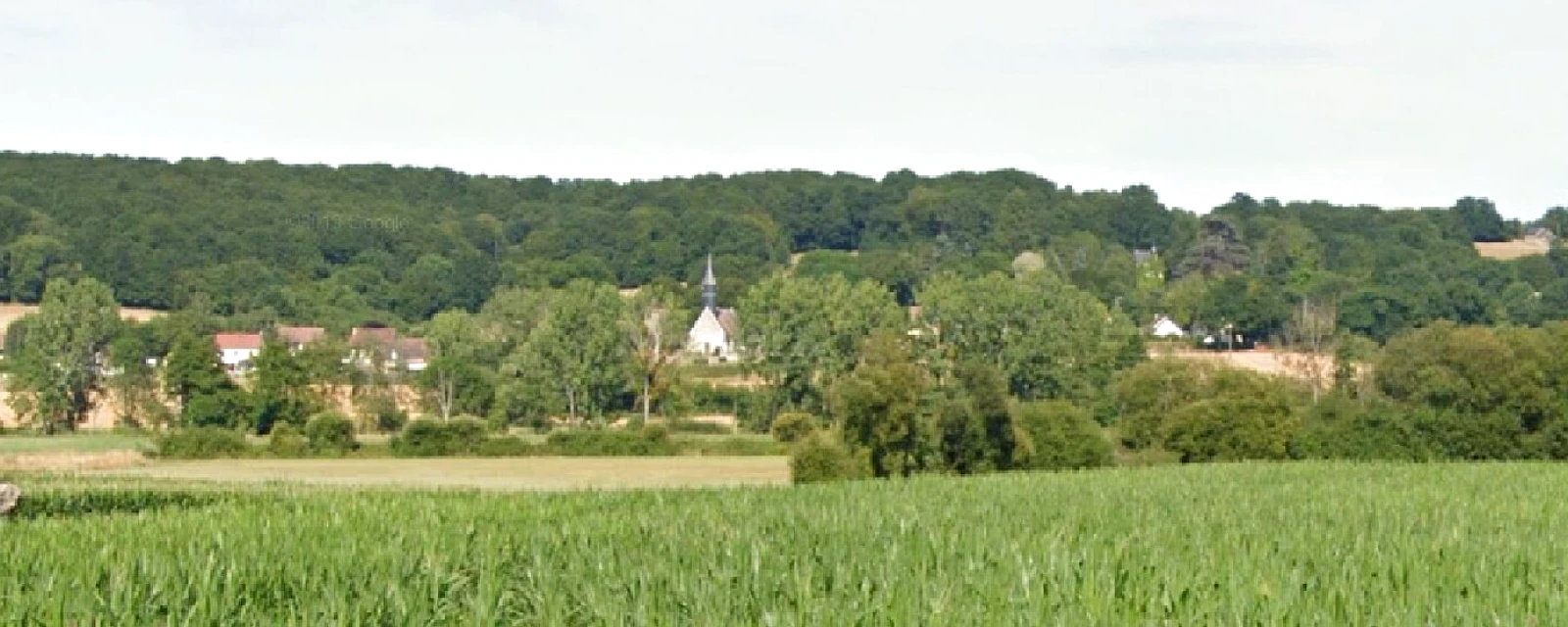 Vue de Souvigné-sur-Même, Sarthe