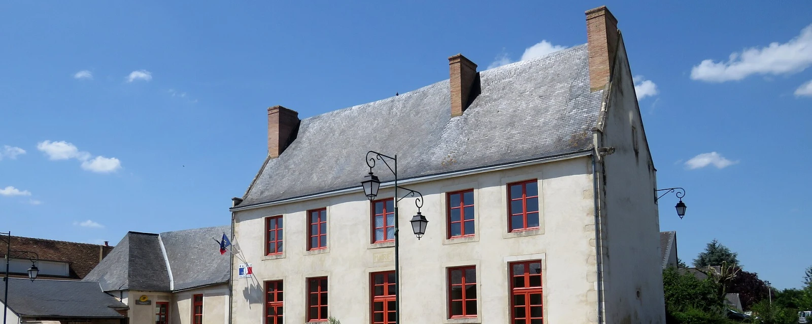 Vue de Vallon-sur-Gée, Sarthe