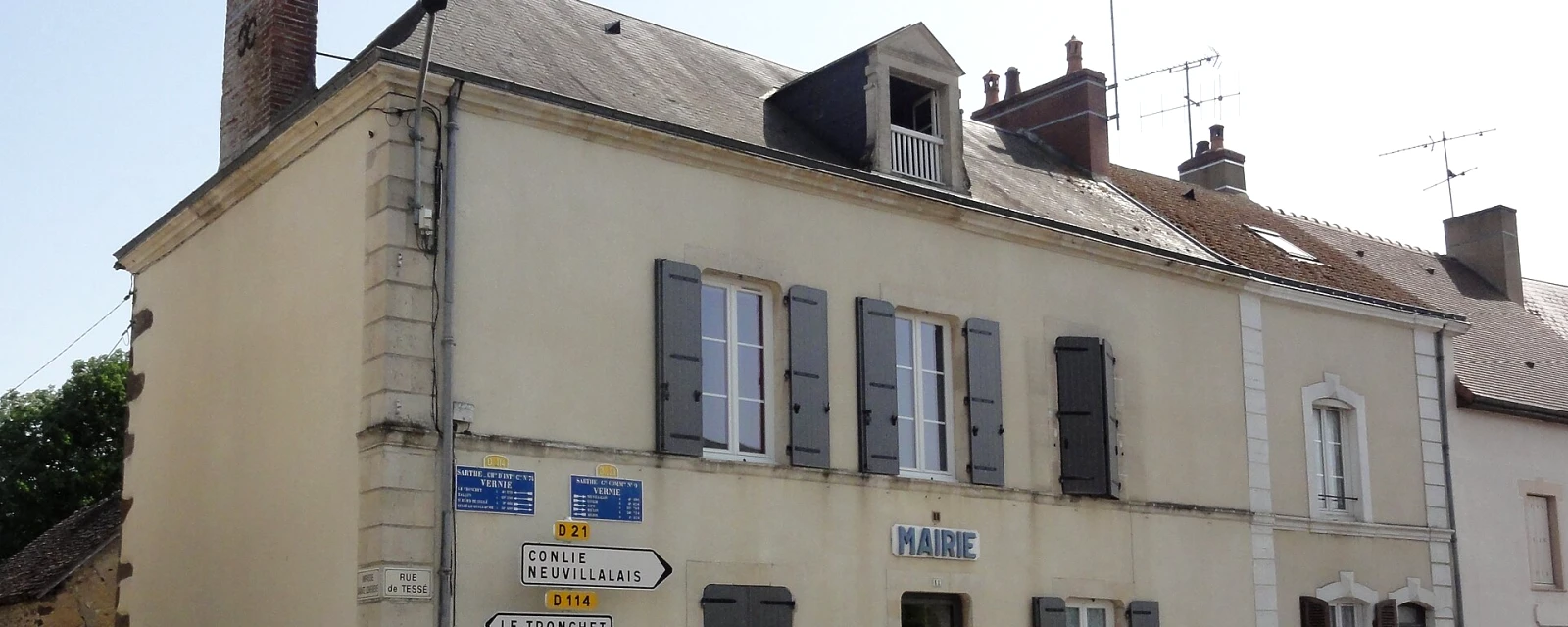 Vue de Vernie, Sarthe