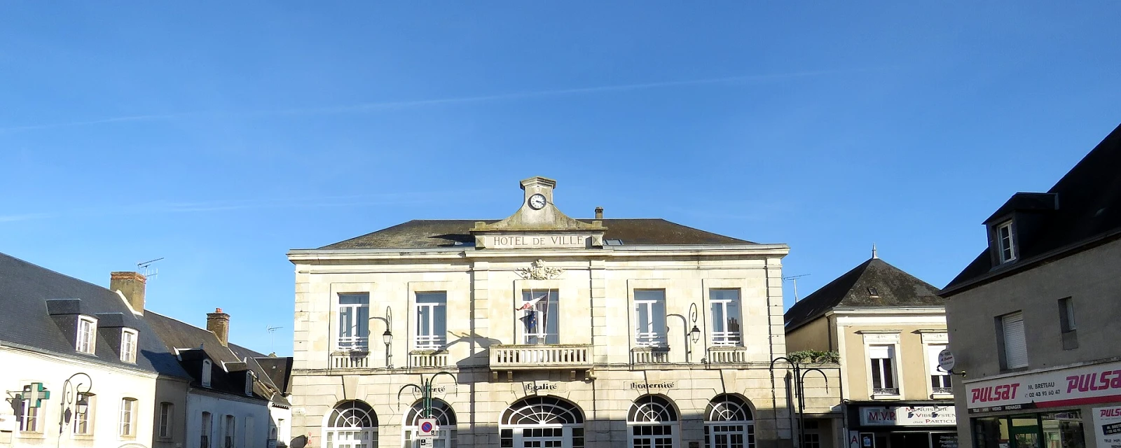 Vue de Vibraye, Sarthe