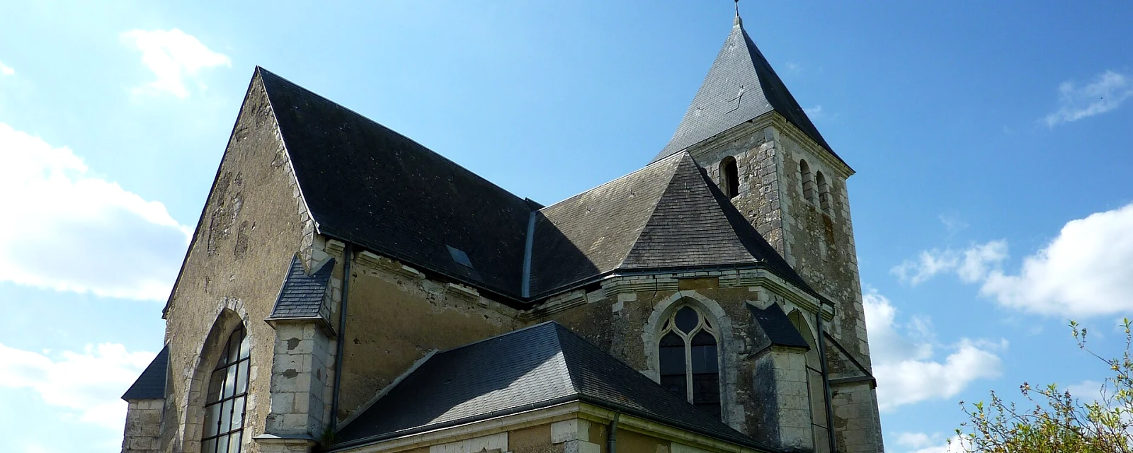Vue de Villaines-sous-Lucé, Sarthe