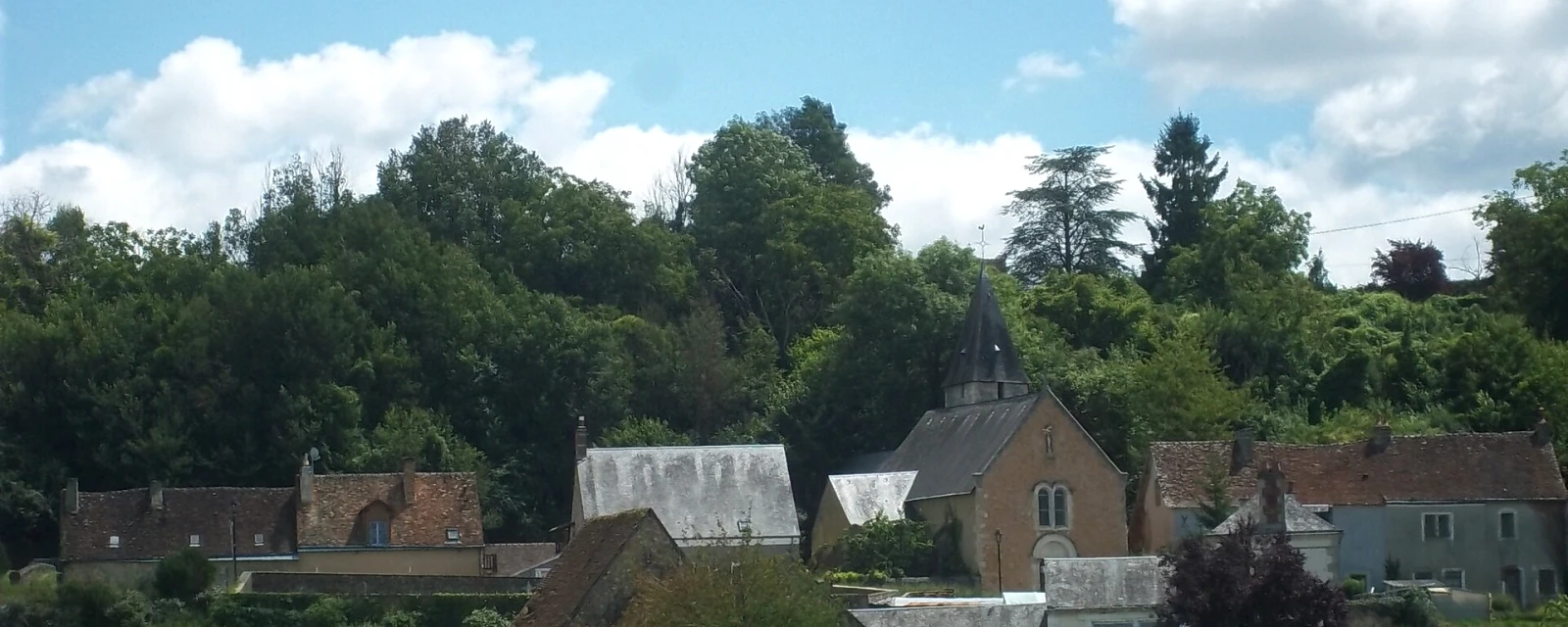 Vue de Vouvray-sur-Huisne, Sarthe