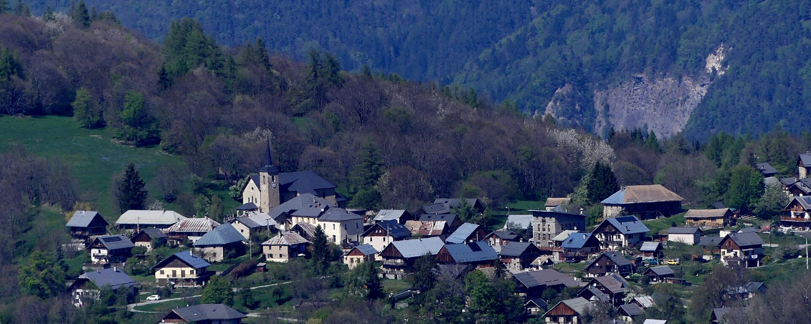 Vue de Albiez-le-Jeune, Savoie
