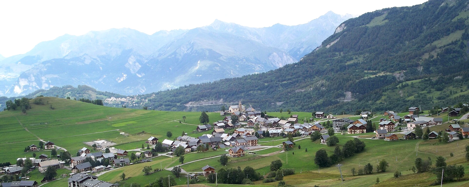 Vue de Albiez-Montrond, Savoie