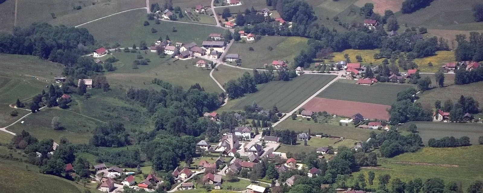 Vue de Attignat-Oncin, Savoie