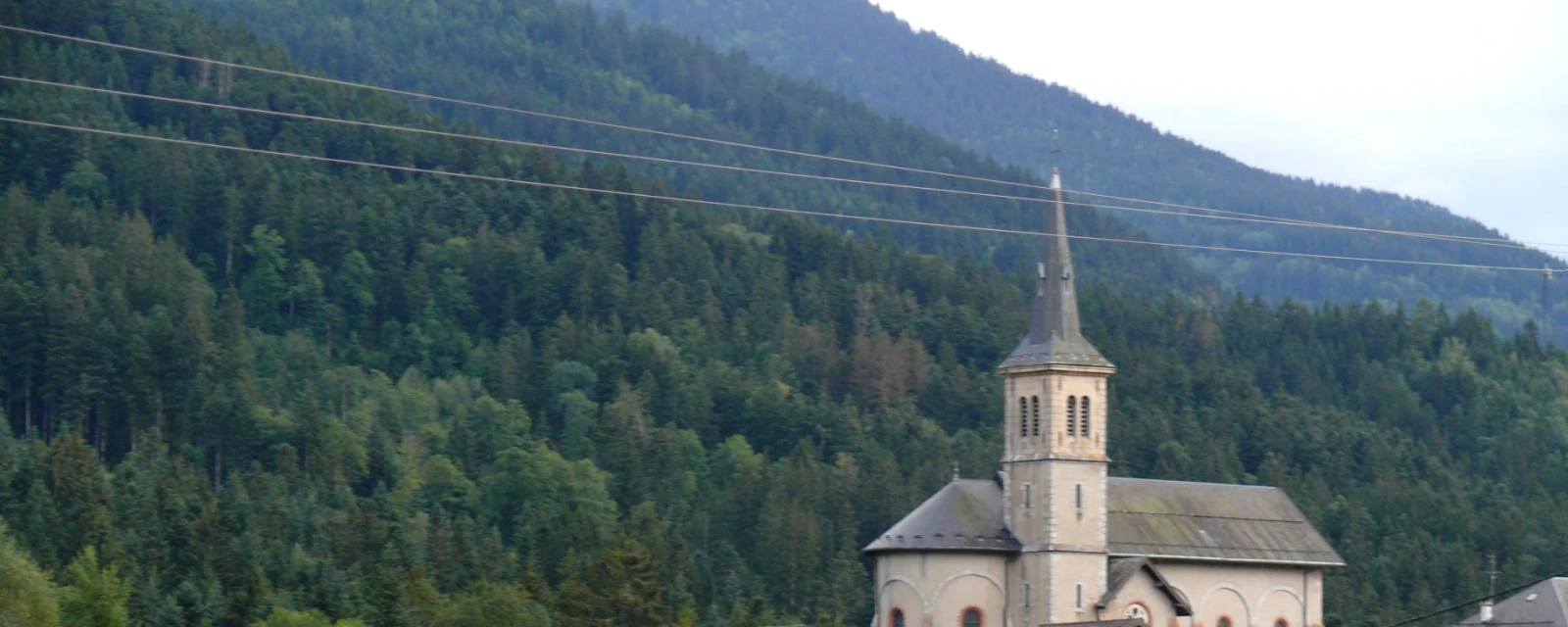 Vue de Bourget-en-Huile, Savoie