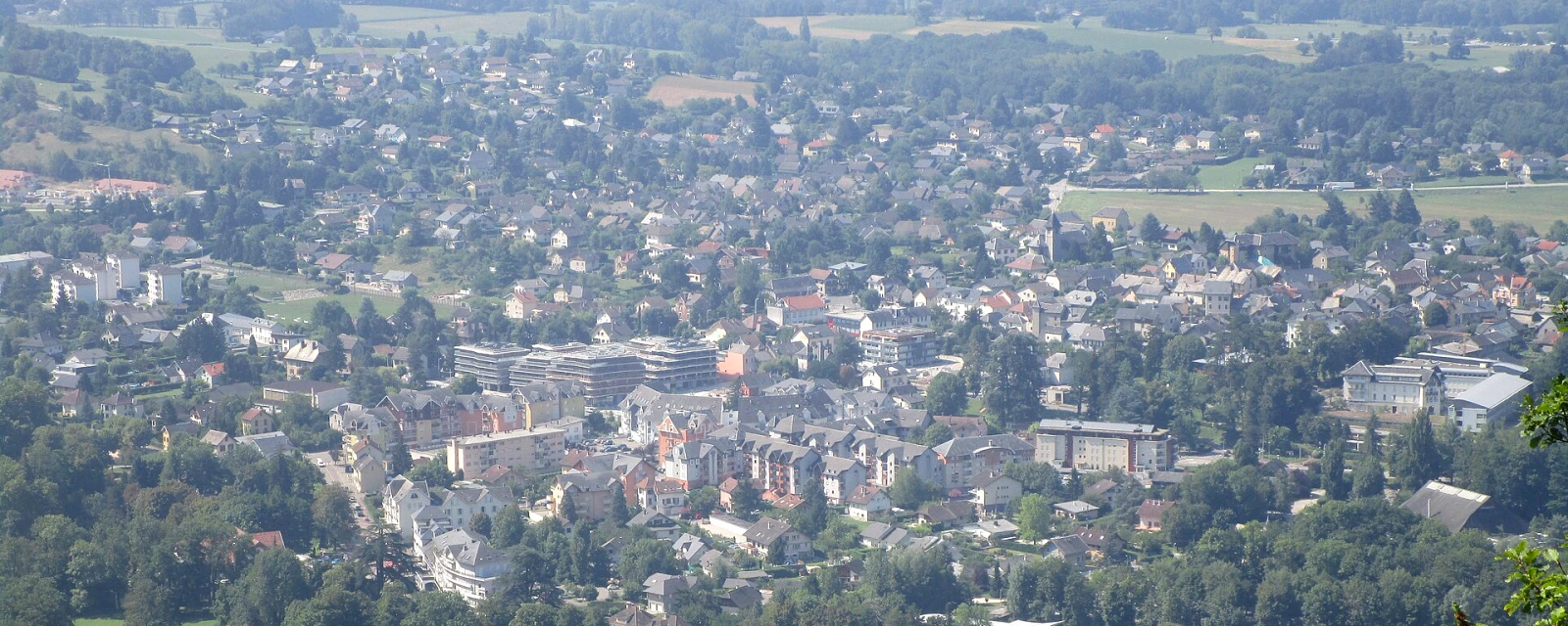 Vue de Challes-les-Eaux, Savoie