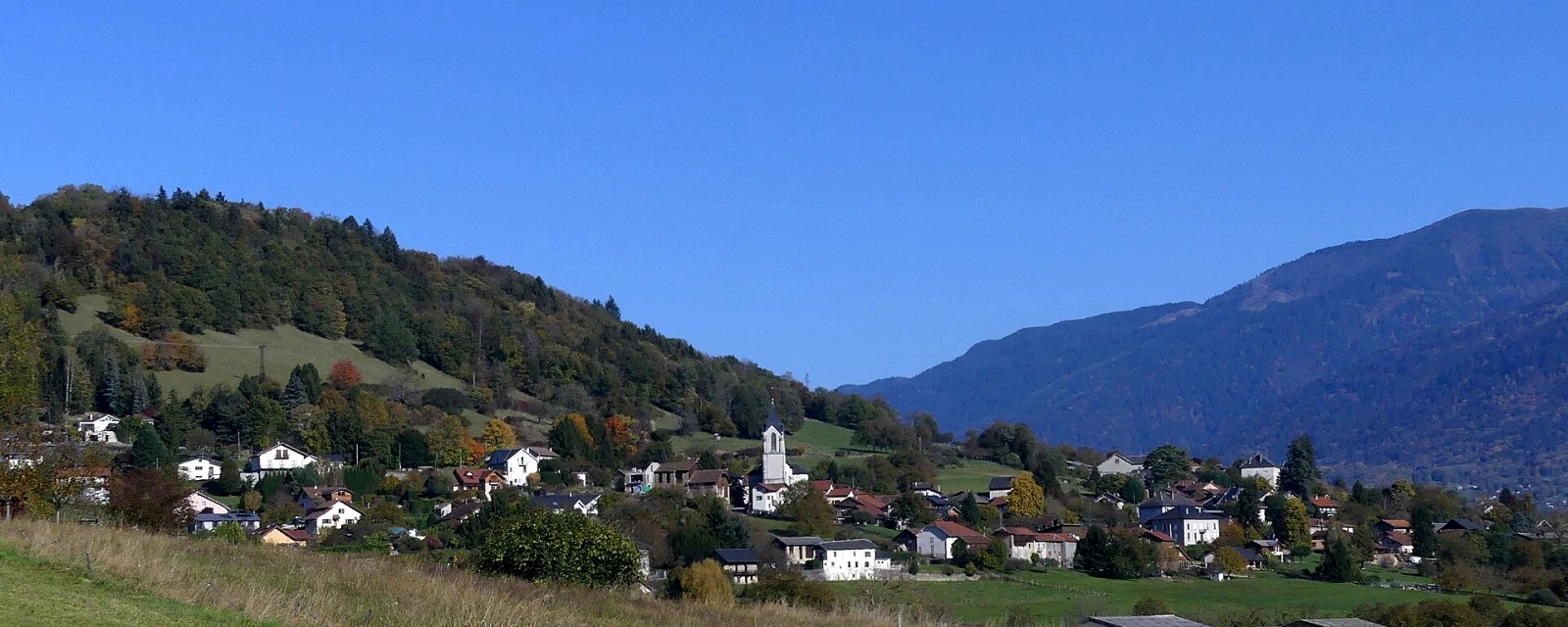 Vue de La Chapelle-Blanche, Savoie