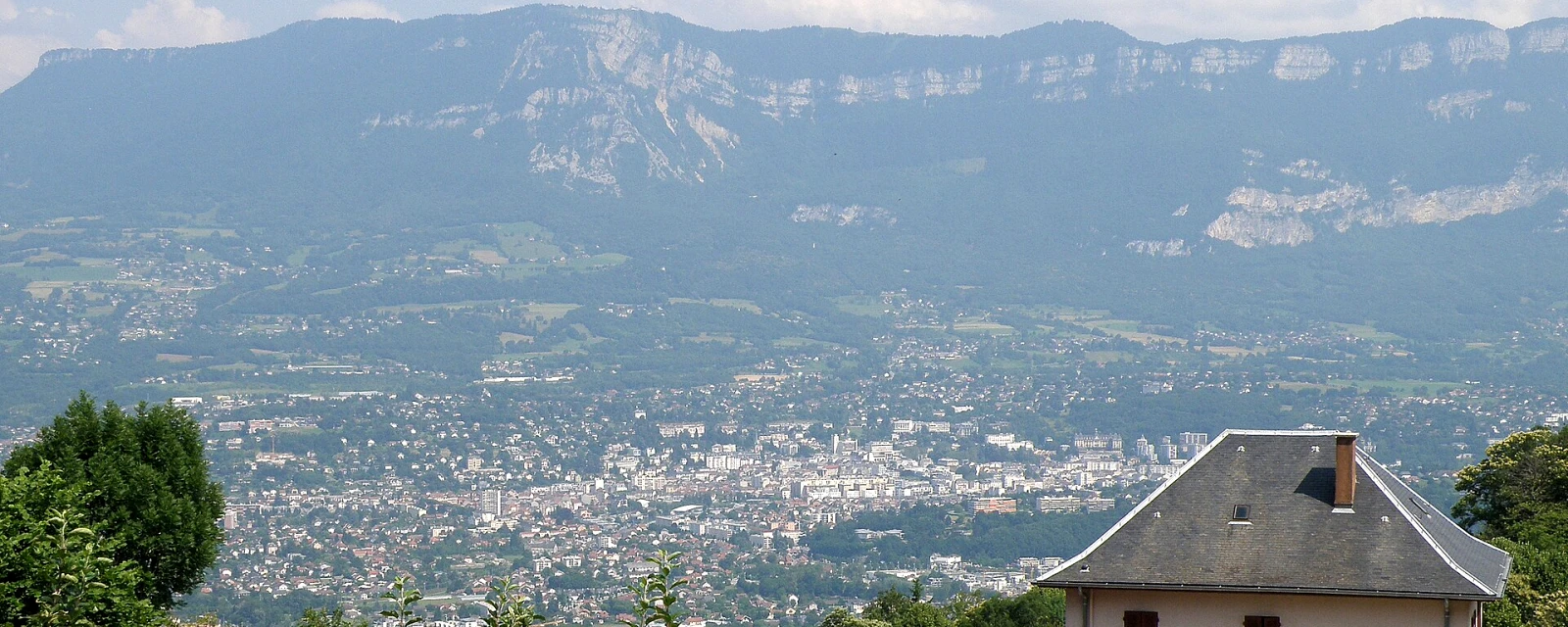 Vue de La Chapelle-du-Mont-du-Chat, Savoie