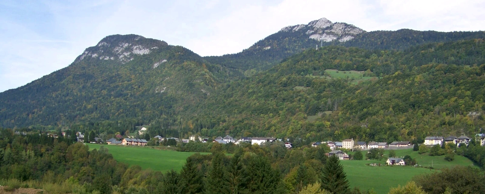 Vue de Le Châtelard, Savoie
