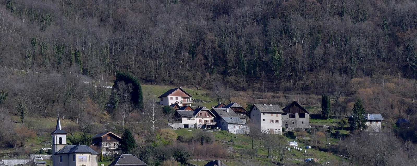 Vue de Les Chavannes-en-Maurienne, Savoie