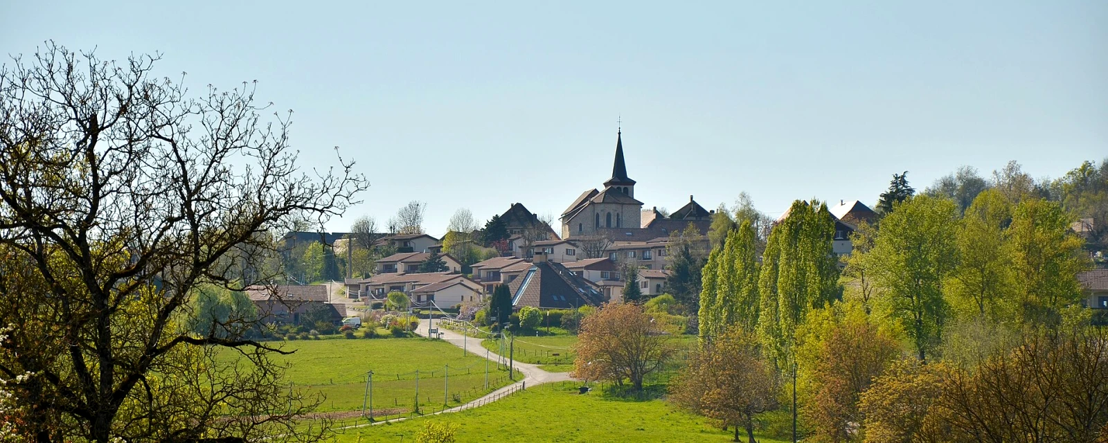 Vue de Dullin, Savoie