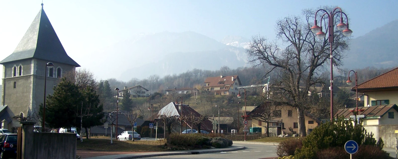 Vue de Gilly-sur-Isère, Savoie
