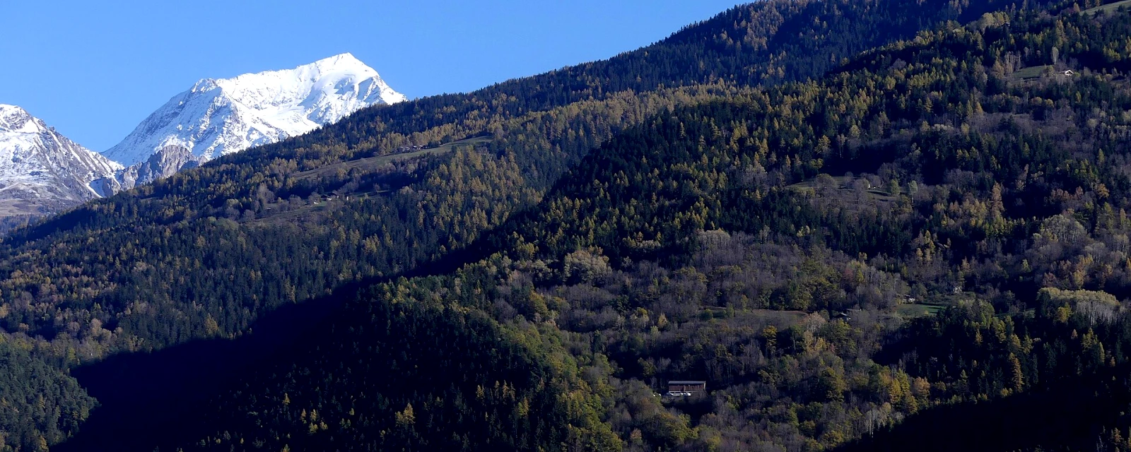 Vue de La Plagne Tarentaise, Savoie