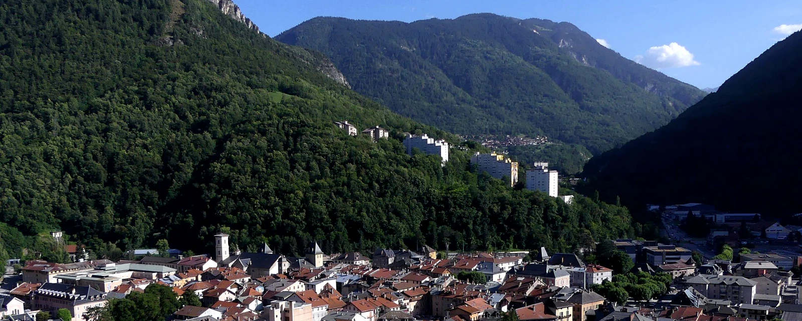 Vue de Moûtiers, Savoie