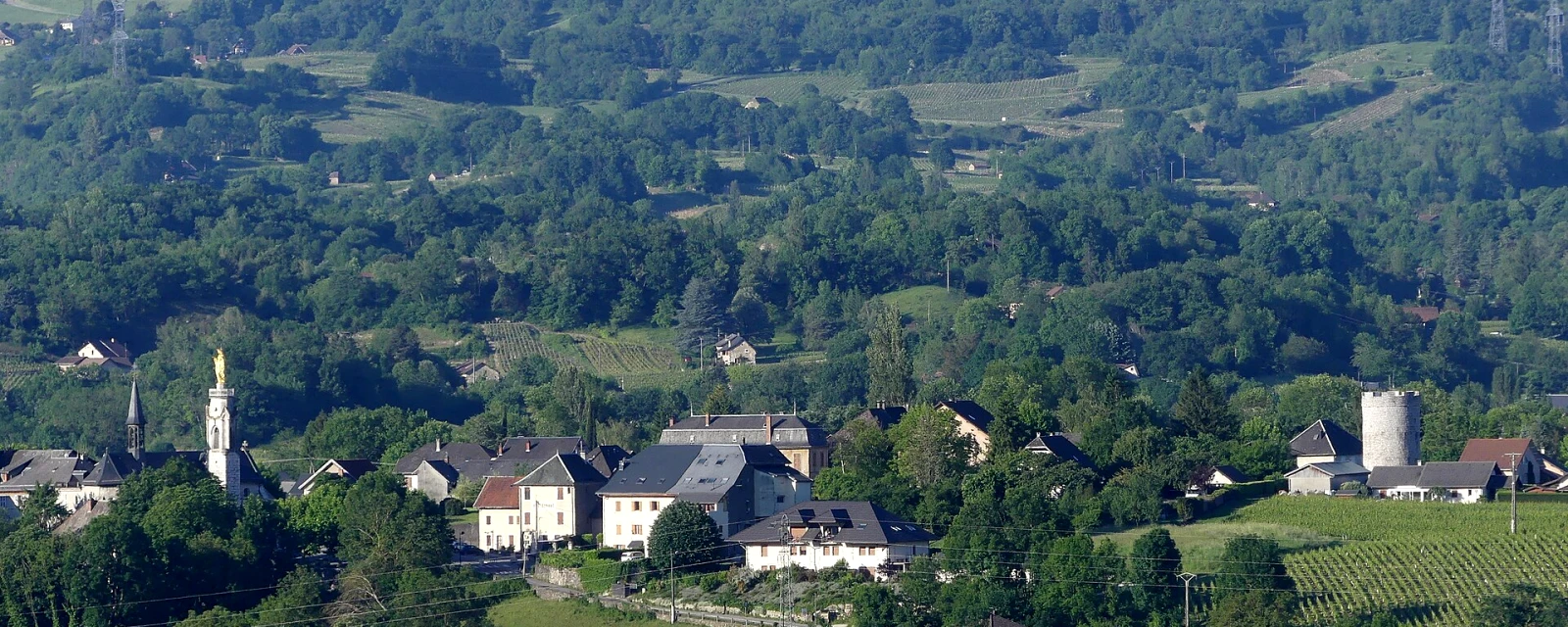 Vue de Myans, Savoie