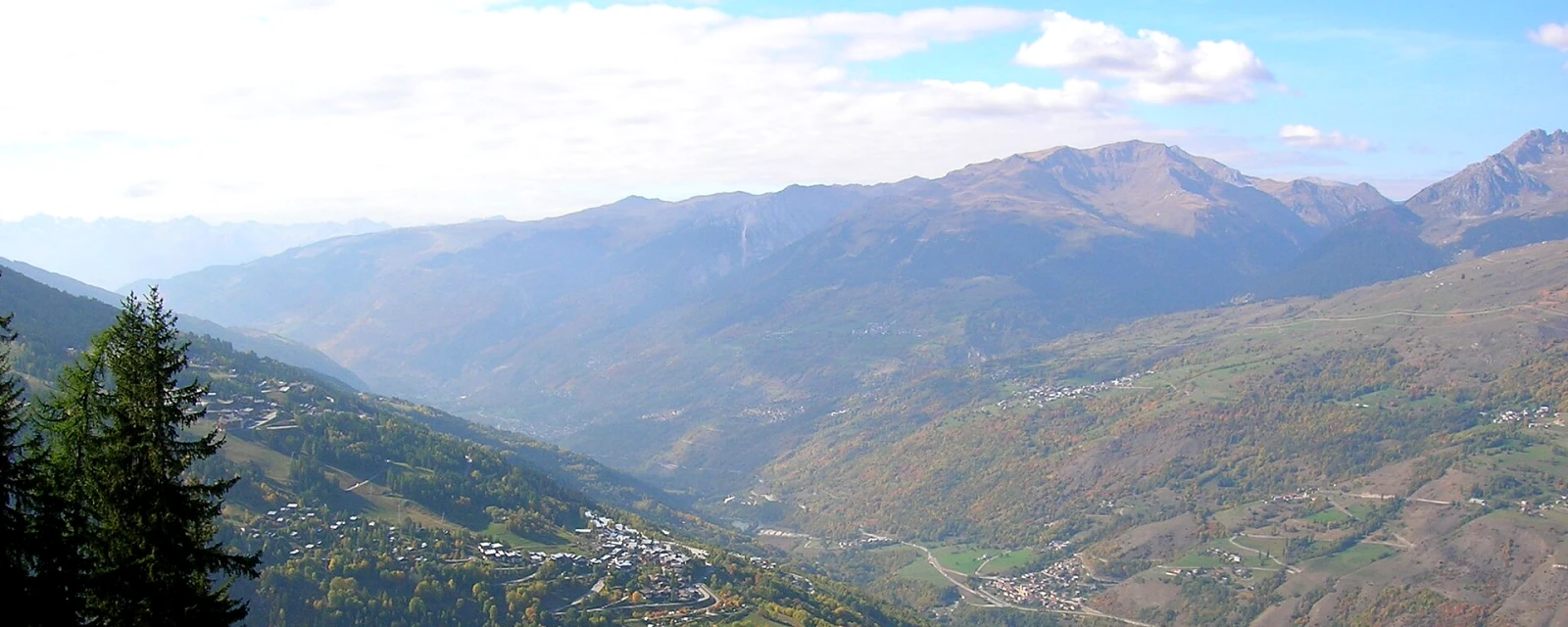 Vue de Peisey-Nancroix, Savoie