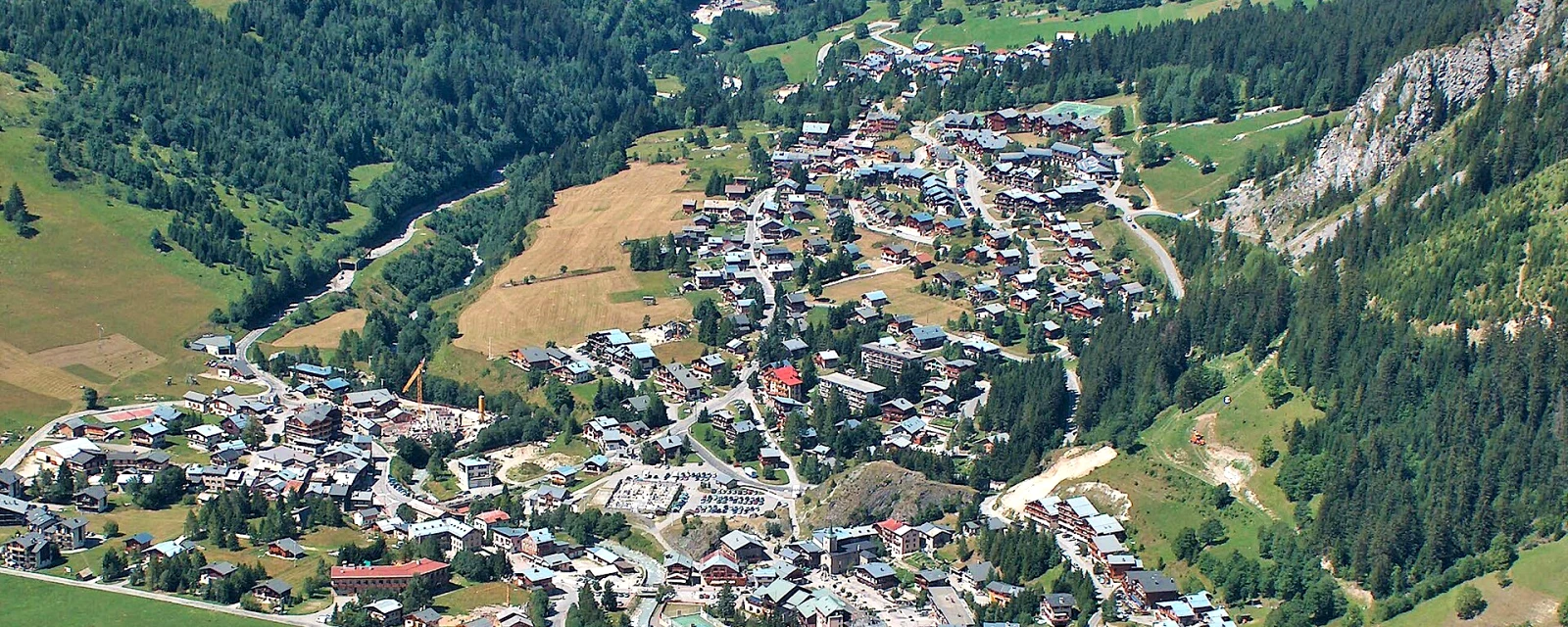 Vue de Pralognan-la-Vanoise, Savoie