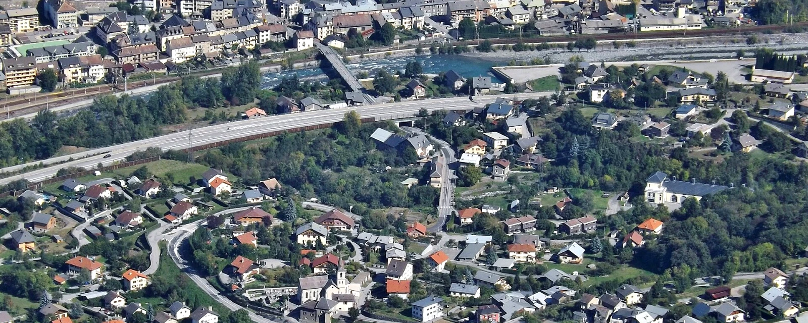 Vue de Saint-Martin-d'Arc, Savoie