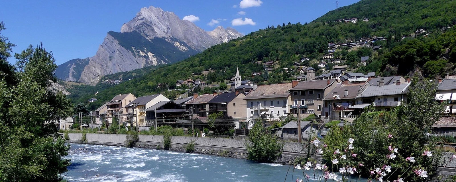 Vue de Saint-Michel-de-Maurienne, Savoie