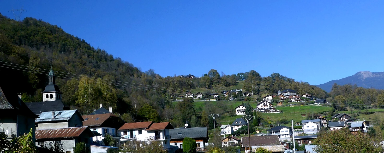 Vue de Saint-Paul-sur-Isère, Savoie