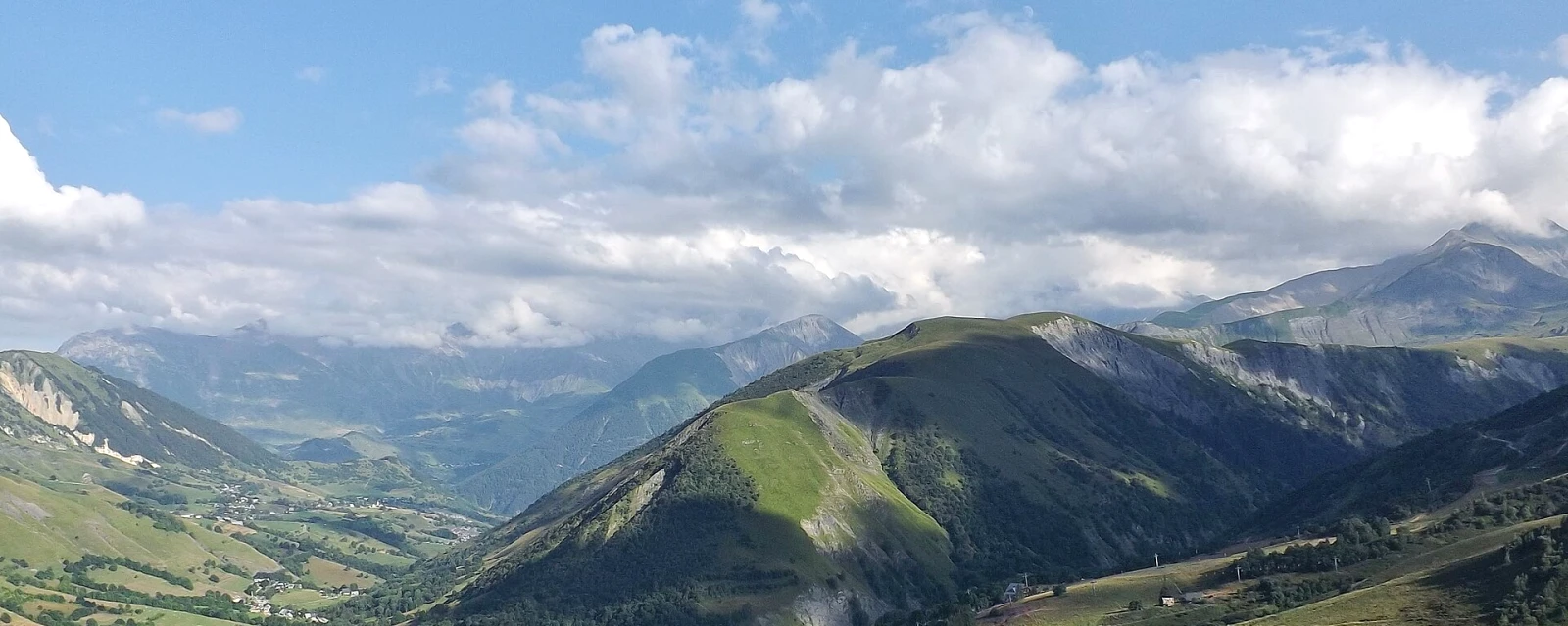 Vue de Saint-Sorlin-d'Arves, Savoie