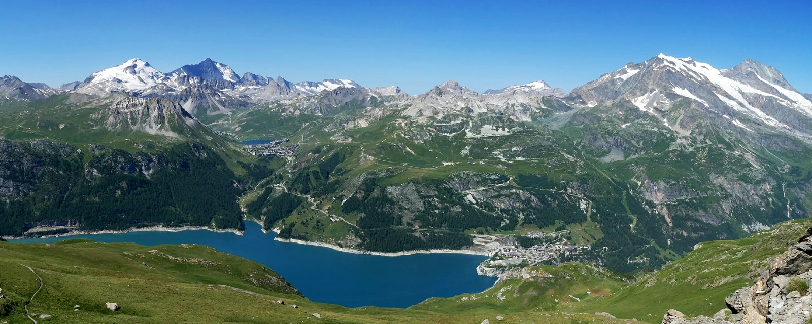Vue de Tignes, Savoie