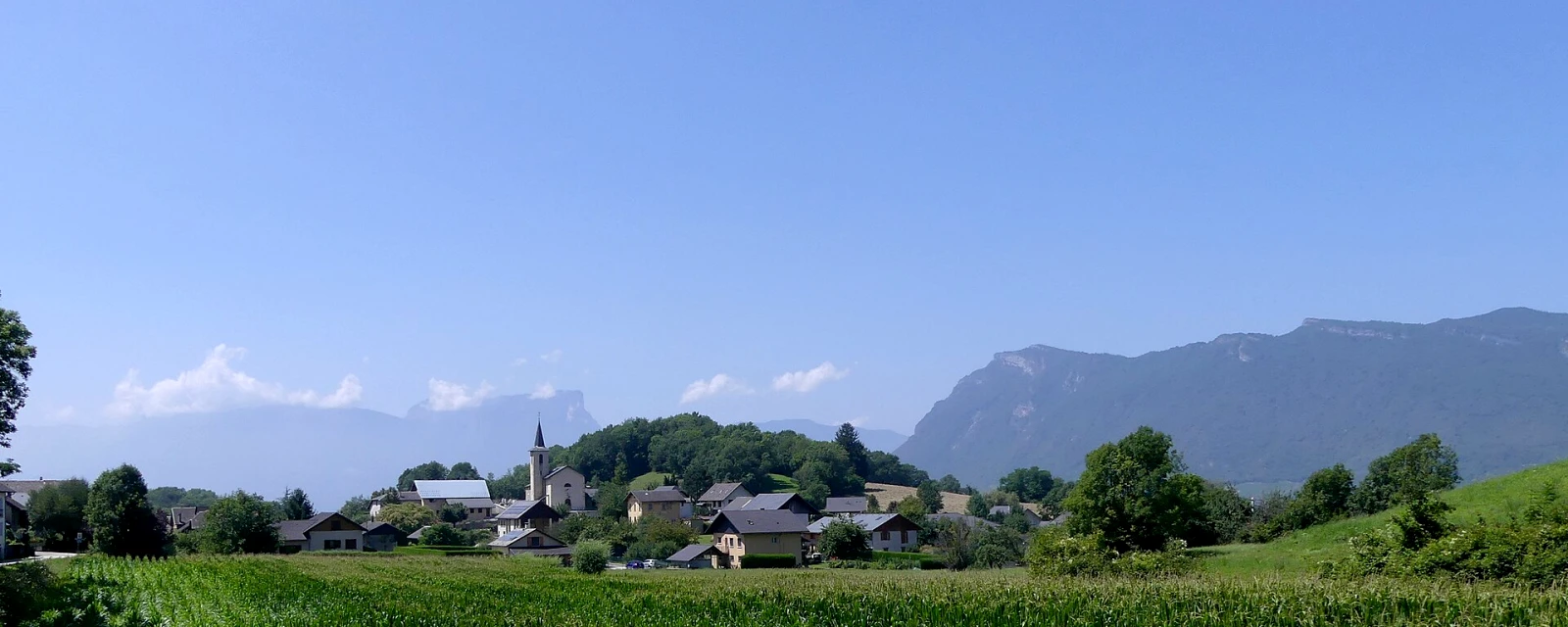 Vue de Villard-d'Héry, Savoie
