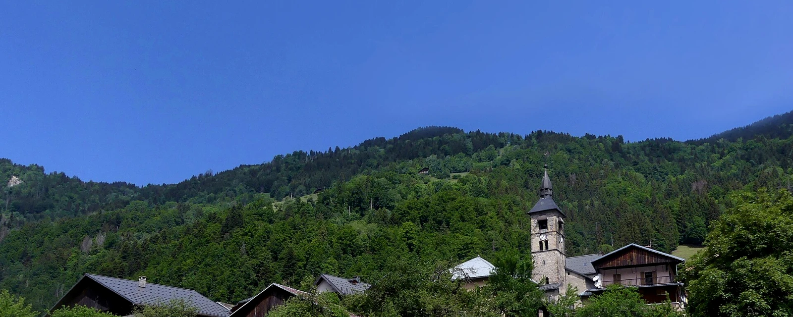 Vue de Villard-sur-Doron, Savoie