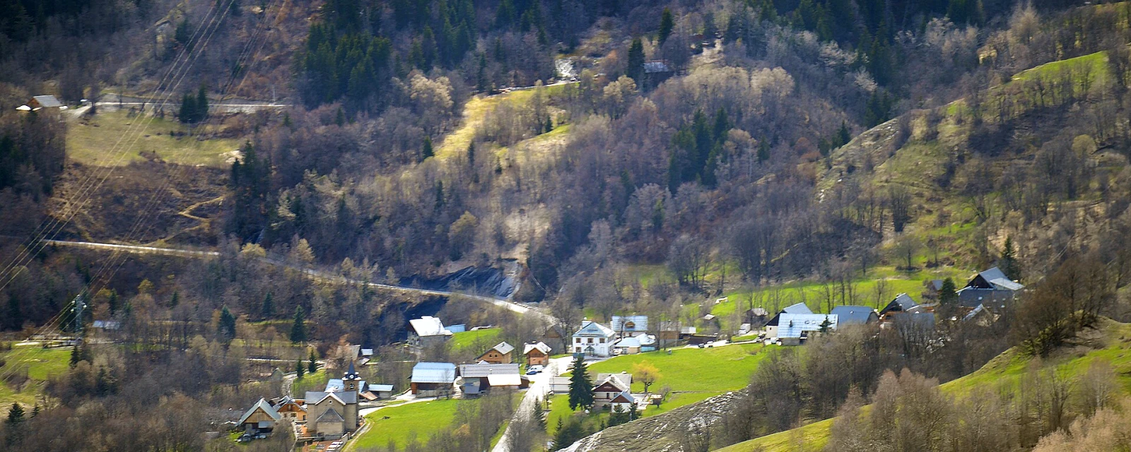 Vue de Villarembert, Savoie