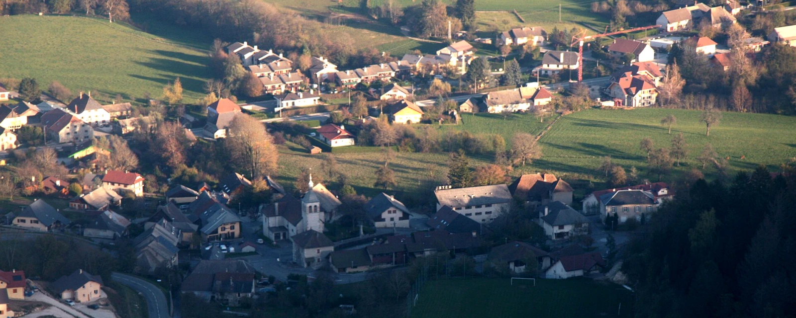 Vue de Allonzier-la-Caille, Haute-Savoie