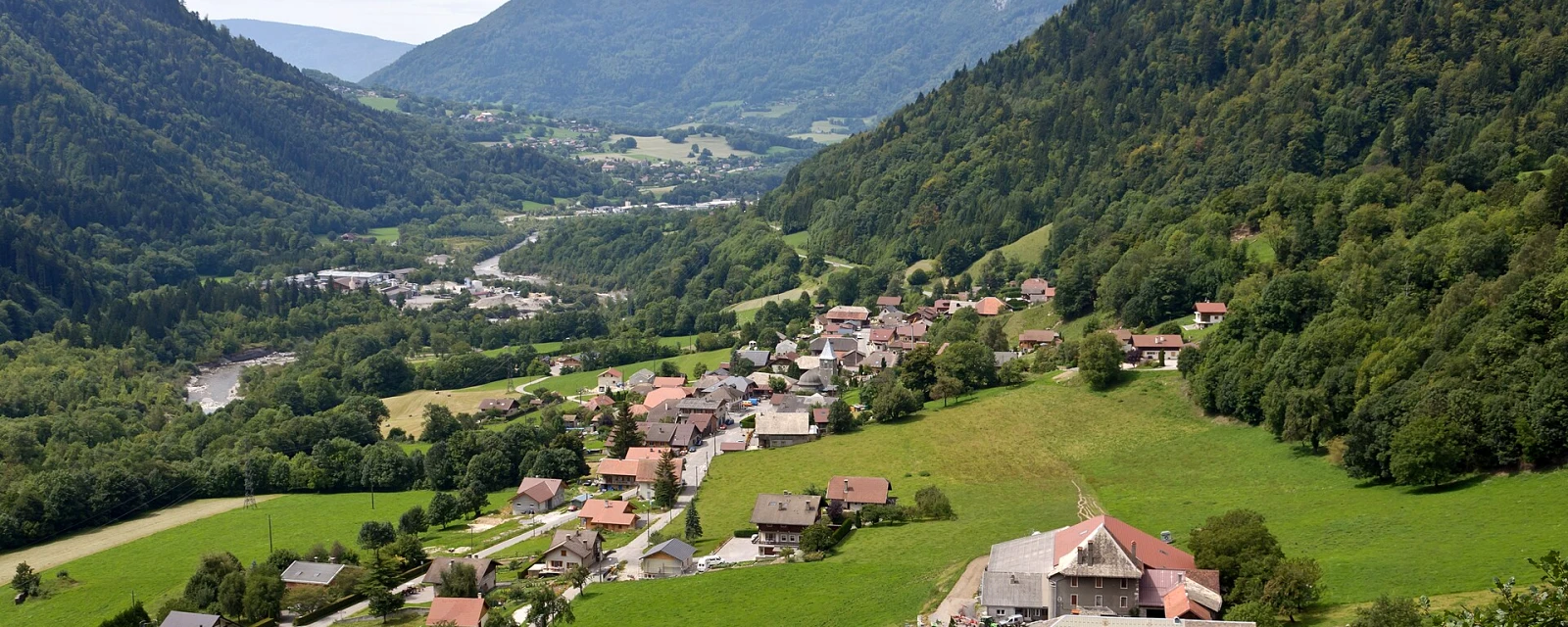 Vue de La Balme-de-Thuy, Haute-Savoie