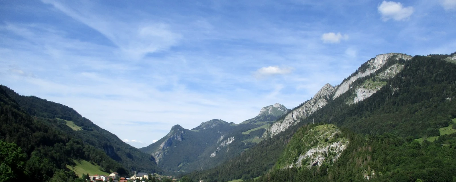 Vue de Bellevaux, Haute-Savoie