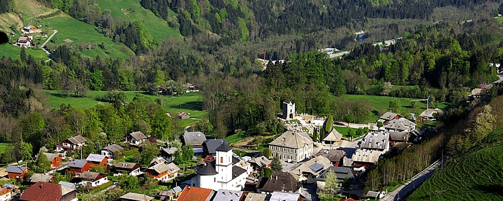 Vue de Le Biot, Haute-Savoie