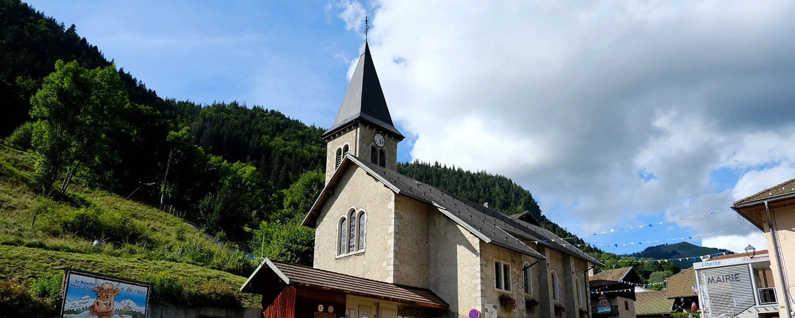 Vue de Le Bouchet-Mont-Charvin, Haute-Savoie