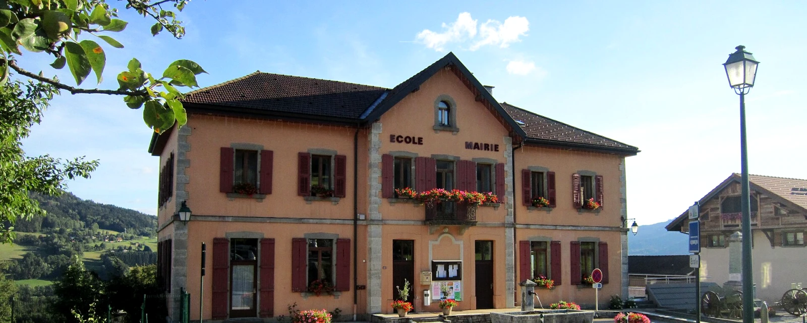 Vue de Burdignin, Haute-Savoie