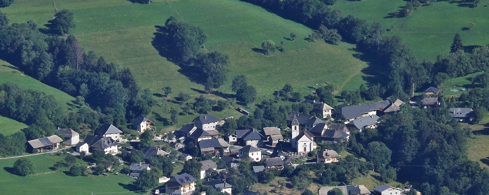 Vue de La Chapelle-Saint-Maurice, Haute-Savoie