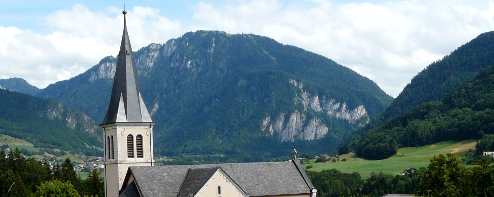 Vue de Chevenoz, Haute-Savoie