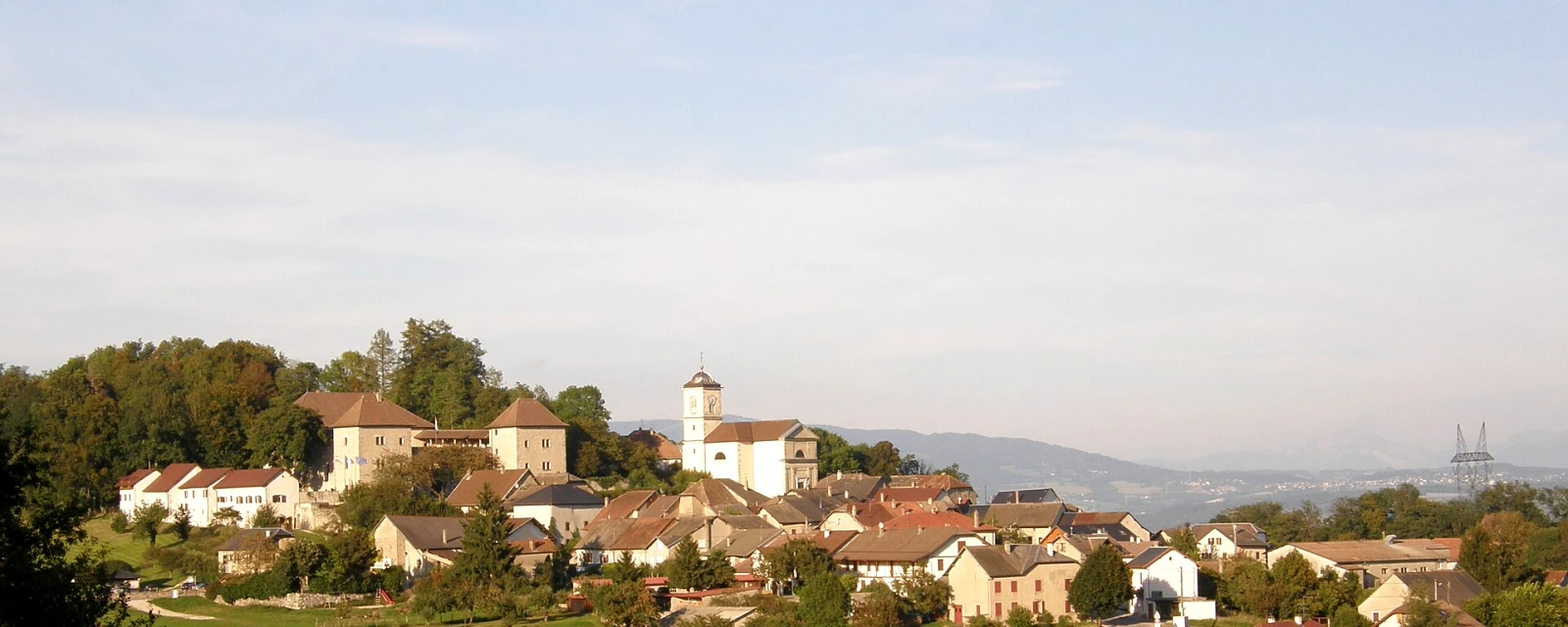 Vue de Clermont, Haute-Savoie