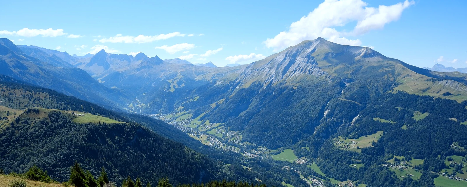Vue de Les Contamines-Montjoie, Haute-Savoie