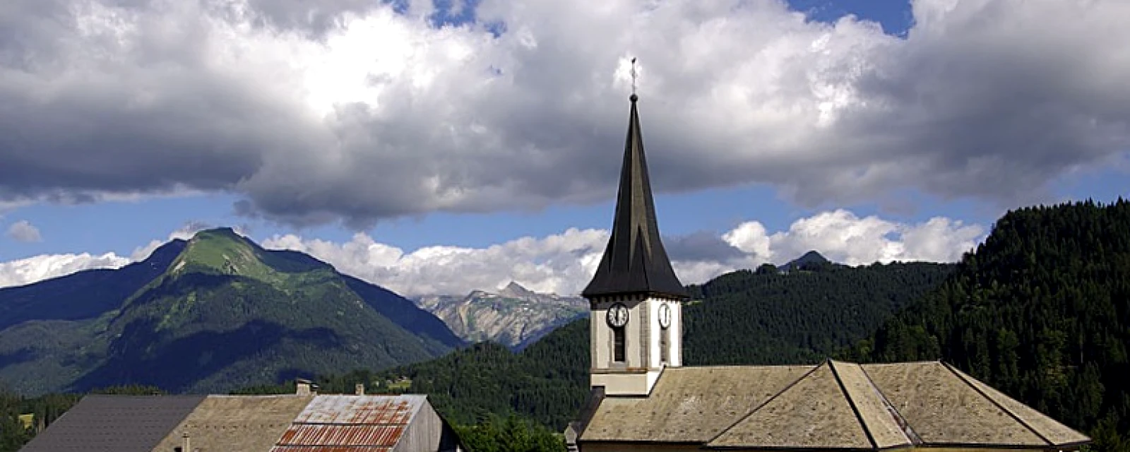 Vue de La Côte-d'Arbroz, Haute-Savoie