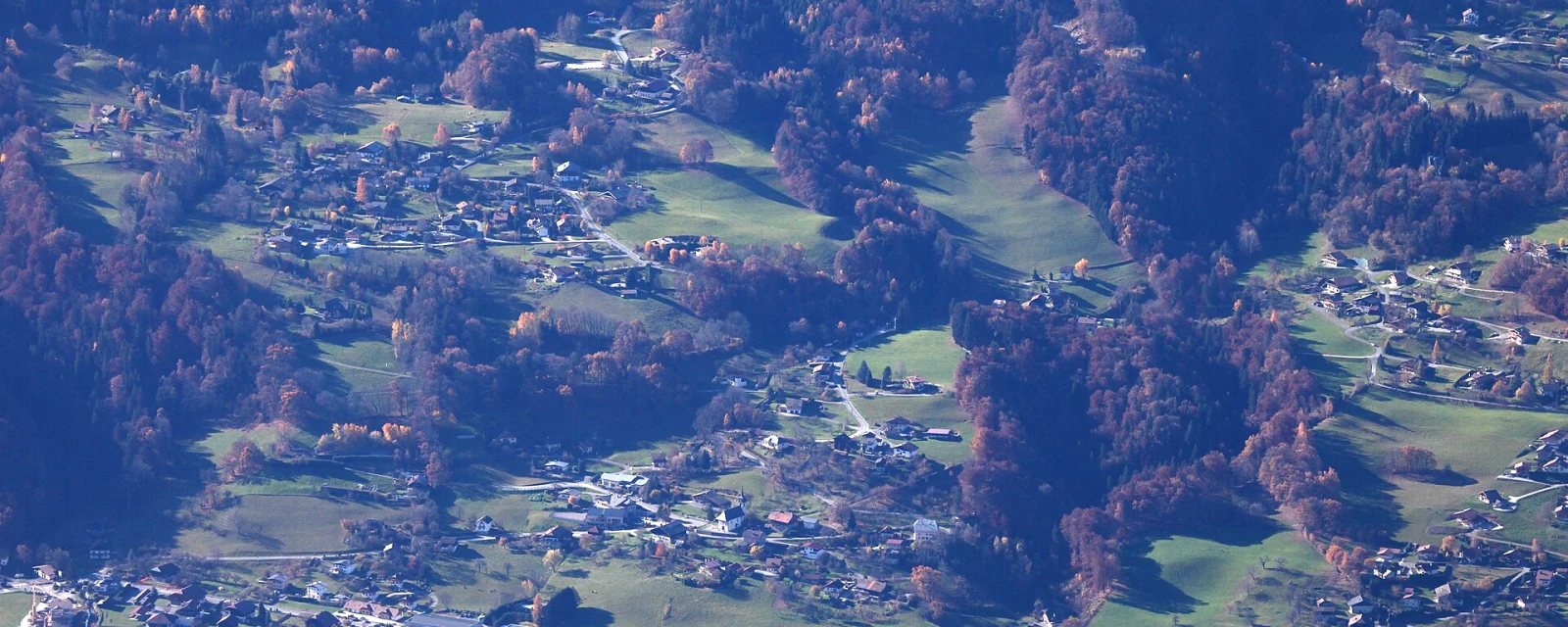 Vue de Domancy, Haute-Savoie