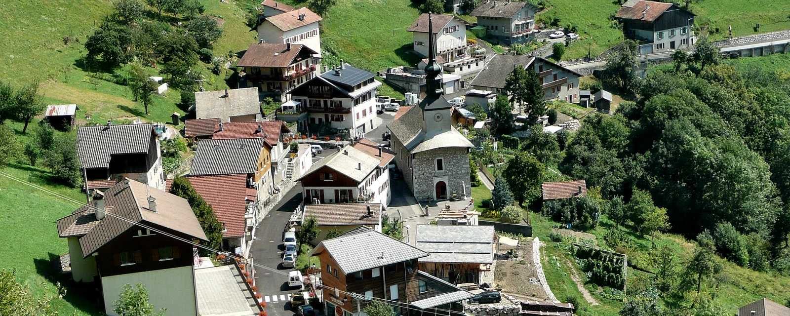 Vue de La Forclaz, Haute-Savoie