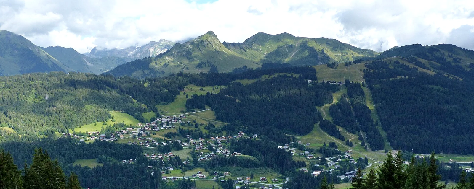 Vue de Les Gets, Haute-Savoie